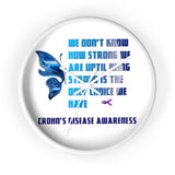 Crohn's Awareness Being Strong Wall clock - IBD Knick Knacks