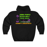 Crohn's Awareness I Raised My Hero Unisex Hooded Sweatshirt - IBD Knick Knacks