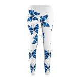 Women's Cut & Sew Casual Leggings With Butterflies - IBD Knick Knacks