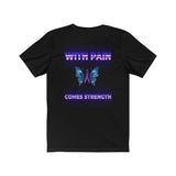 Crohn's Awareness With Pain Unisex Short Sleeve Tee - IBD Knick Knacks