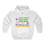 Crohn's Awareness I Raised My Hero Unisex Hooded Sweatshirt - IBD Knick Knacks