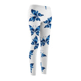 Women's Cut & Sew Casual Leggings With Butterflies - IBD Knick Knacks