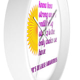 Crohn's Awareness Wall clock - IBD Knick Knacks