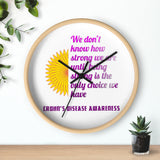 Crohn's Awareness Wall clock - IBD Knick Knacks