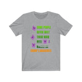 Crohn's Awareness My Hero Raised me Unisex Short Sleeve Tee - IBD Knick Knacks