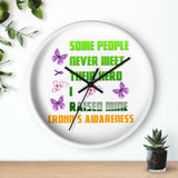 Crohn's Awareness I Raised My Hero Clock - IBD Knick Knacks