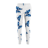 Women's Cut & Sew Casual Leggings With Butterflies - IBD Knick Knacks