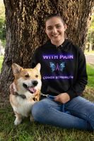 Crohn's Awareness With Pain Unisex Heavy Blend™ Hoodie - IBD Knick Knacks