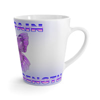 Crohn's Awareness With Pain Comes Strength Latte Mug - IBD Knick Knacks