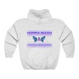 Crohn's Awareness With Pain Unisex Heavy Blend™ Hoodie - IBD Knick Knacks