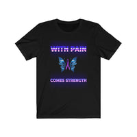 Crohn's Awareness With Pain Unisex Short Sleeve Tee - IBD Knick Knacks