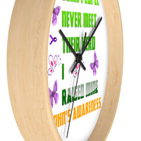 Crohn's Awareness I Raised My Hero Clock - IBD Knick Knacks