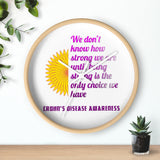 Crohn's Awareness Wall clock - IBD Knick Knacks