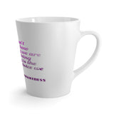 Crohn's Awareness Being Strong Latte Mug - IBD Knick Knacks