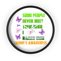 Crohn's Awareness I Raised My Hero Clock - IBD Knick Knacks