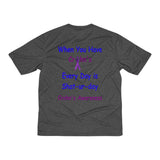 Crohn's Awareness Everyday is Shat-ur-day Men's Heather Dri-Fit Tee - IBD Knick Knacks