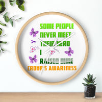 Crohn's Awareness I Raised My Hero Clock - IBD Knick Knacks