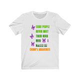 Crohn's Awareness My Hero Raised me Unisex Short Sleeve Tee - IBD Knick Knacks