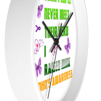 Crohn's Awareness I Raised My Hero Clock - IBD Knick Knacks