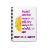 Crohn's Awareness Spiral Notebook - IBD Knick Knacks