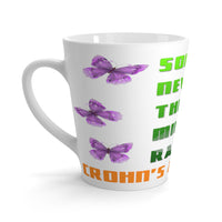 Crohn's Awareness Hero Latte mug - IBD Knick Knacks