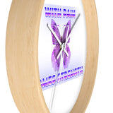 Crohn's Awareness With Pain Comes Strength Wall clock - IBD Knick Knacks