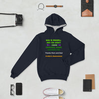 Customizable Crohn's Awareness Men's Champion Hoodie - IBD Knick Knacks