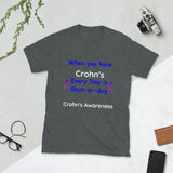 Customizable IBD Awarensss Short-Sleeve Unisex T-Shirt - IBD Knick Knacks