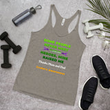 Customizable Chrohn's Awareness Women's Racerback Tank - IBD Knick Knacks