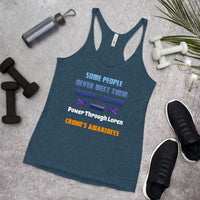 Customizable IBD Awareness Women's Racerback Tank - IBD Knick Knacks