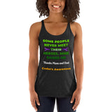 Customizable Chrohn's Awareness Women's Racerback Tank - IBD Knick Knacks