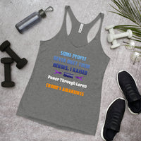 Customizable IBD Awareness Women's Racerback Tank - IBD Knick Knacks