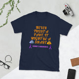 Crohn's Awareness Never Trust a Fart Short-Sleeve Unisex T-Shirt - IBD Knick Knacks