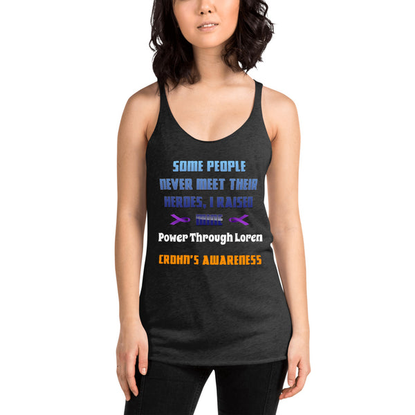 Customizable IBD Awareness Women's Racerback Tank - IBD Knick Knacks