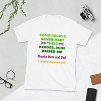 Customizable Crohn's Awareness Short-Sleeve Unisex T-Shirt - IBD Knick Knacks