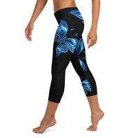 Capri Blue Butterfly Leggings - IBD Knick Knacks