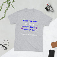 Customizable IBD Awarensss Short-Sleeve Unisex T-Shirt - IBD Knick Knacks