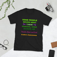 Customizable Crohn's Awareness Short-Sleeve Unisex T-Shirt - IBD Knick Knacks