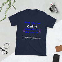 Customizable IBD Awarensss Short-Sleeve Unisex T-Shirt - IBD Knick Knacks