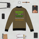 Customizable Crohn's Awareness Bomber Jacket - IBD Knick Knacks