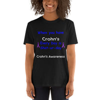 Customizable IBD Awarensss Short-Sleeve Unisex T-Shirt - IBD Knick Knacks