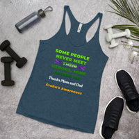 Customizable Chrohn's Awareness Women's Racerback Tank - IBD Knick Knacks